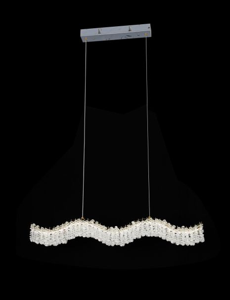 Люстра підвісна світлодіодна VALESO 33053/800*60, хромовий