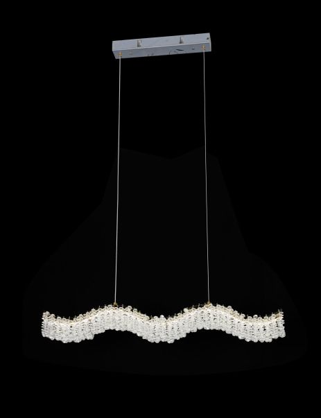 Люстра подвесная светодиодная VALESO 33053/800*60, хромовый