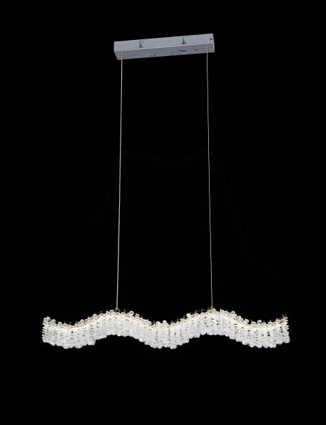Світлодіодна підвісна люстра VALESO 33053/800*60 у хромовому кольорі