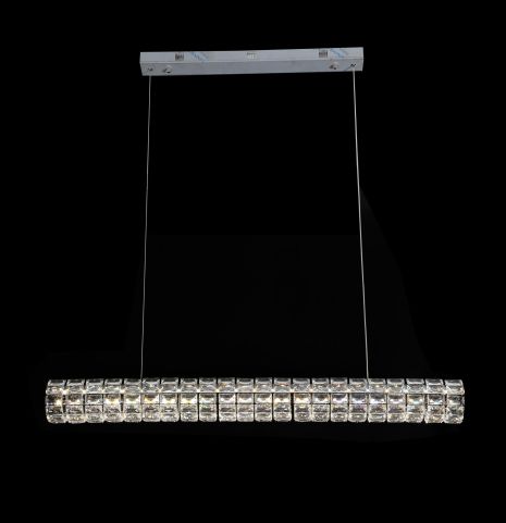 Люстра потолочная светодиодная VALESO 6709-800L, хромовый