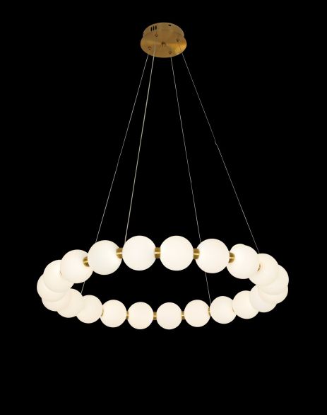 Люстра підвісна світлодіодна VALESO 77068/600, мідний