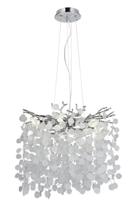 Люстра подвесная VALESO 33003/460 хром на 6 ламп E14