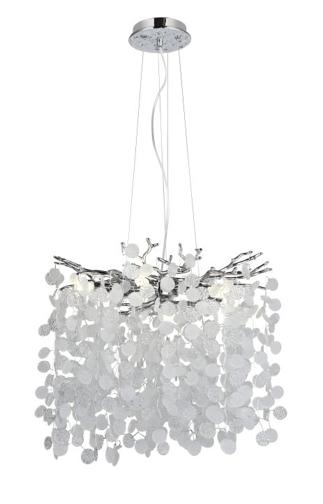 Подвесная люстра VALESO 33003/460 хром на 6 ламп E14 Подвесная люстра VALESO 33003/460 хром на 6 ламп E14