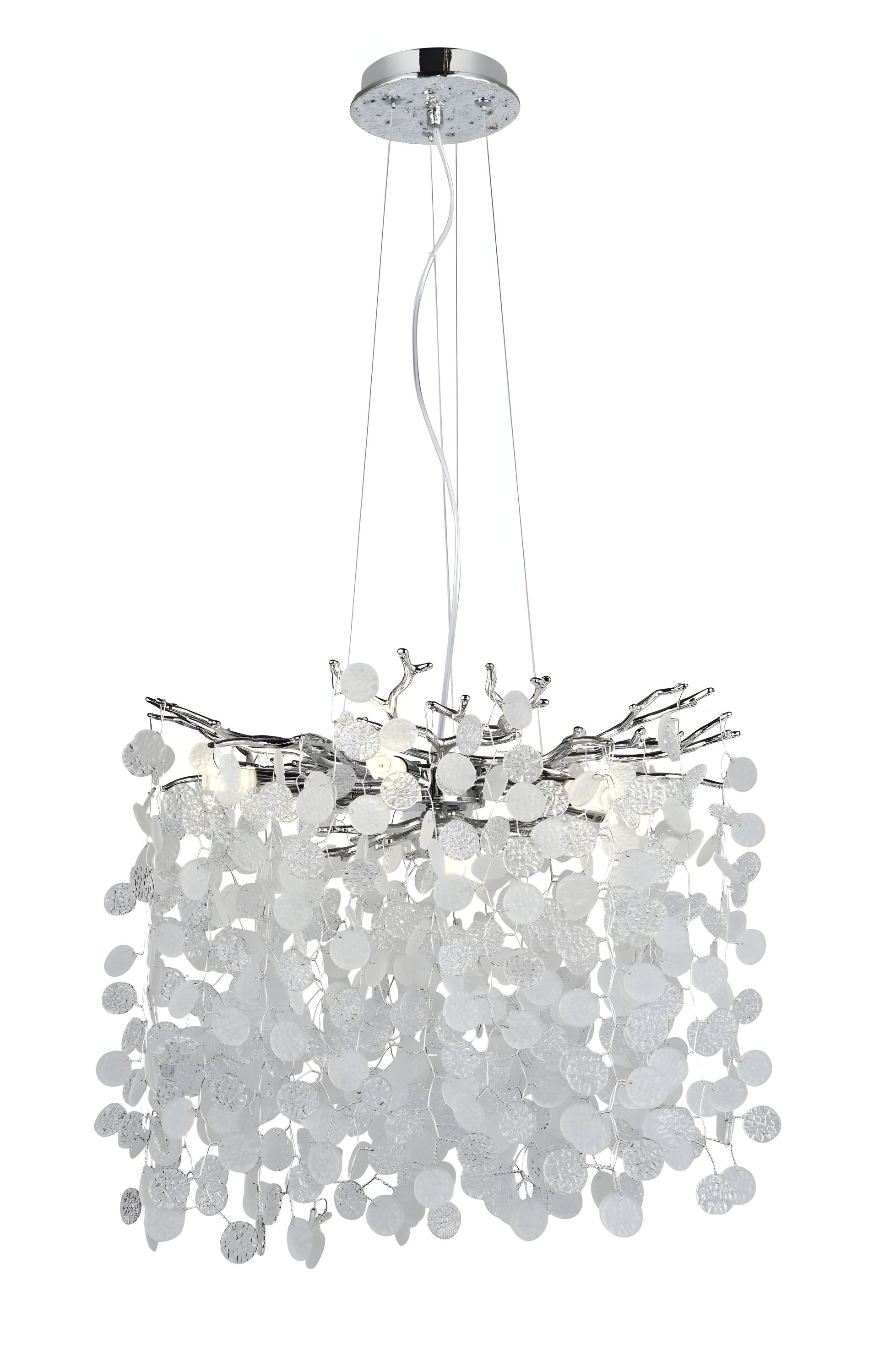 Подвесная люстра VALESO 33003/460 хром на 6 ламп E14 Подвесная люстра VALESO 33003/460 хром на 6 ламп E14