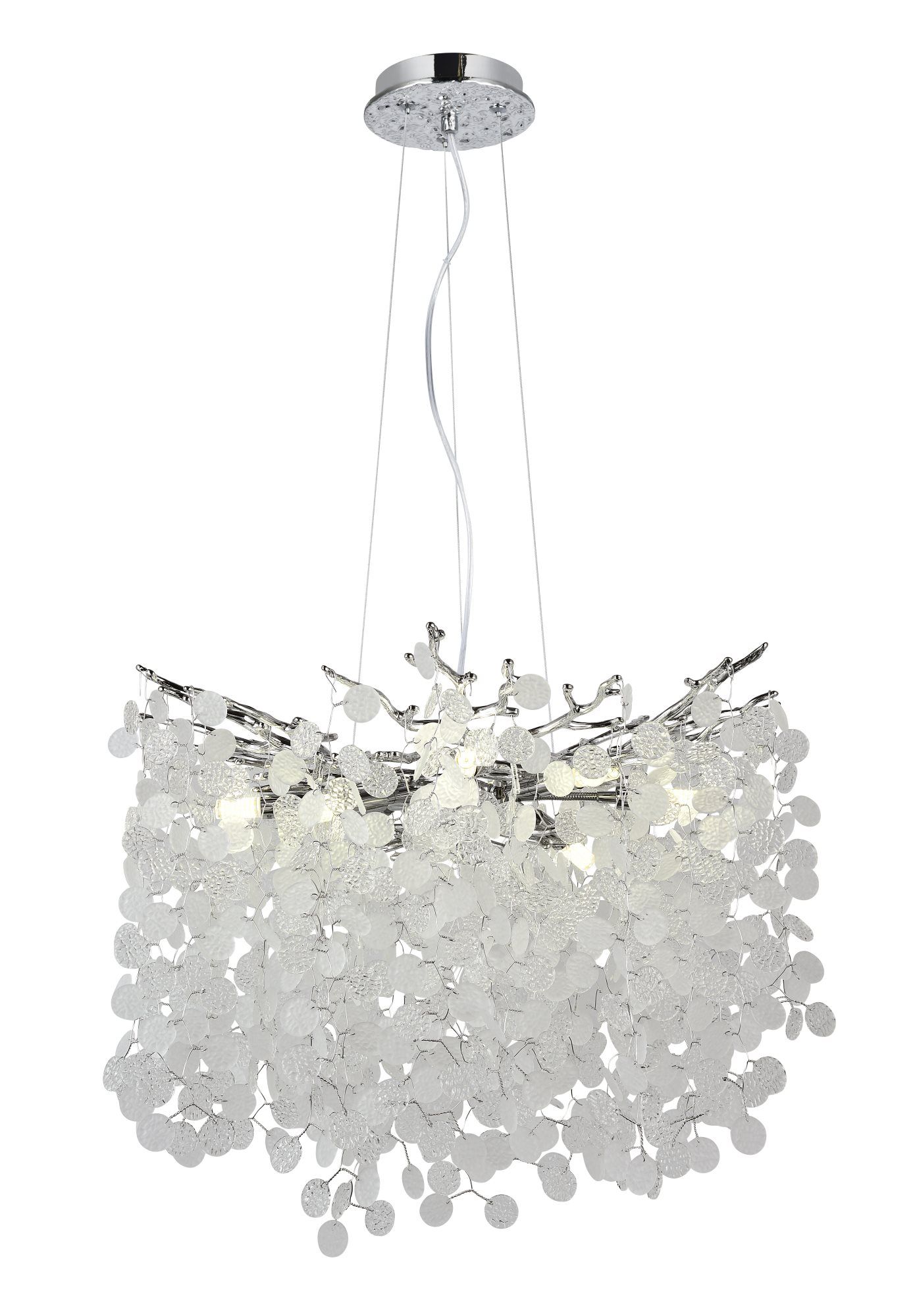 Люстра підвісна VALESO 33003/600 хром на 8 ламп E14 Люстра підвісна VALESO 33003/600 хром на 8 ламп E14