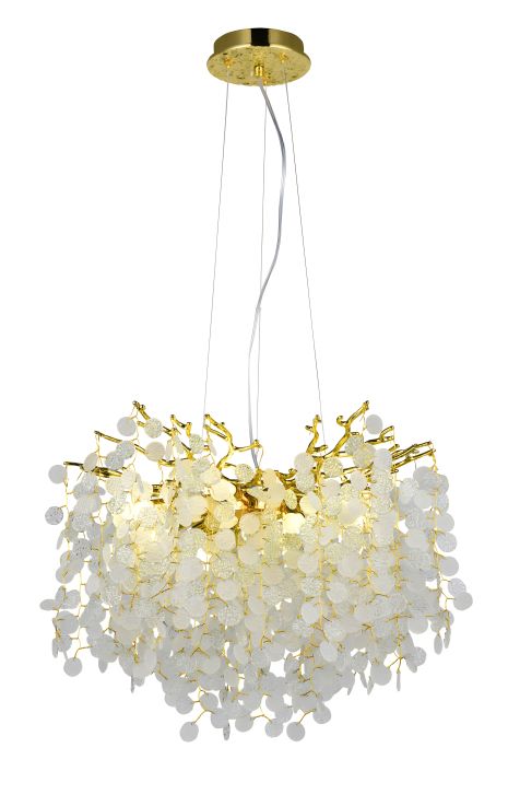 Люстра підвісна VALESO 33003/460, золотого кольору на 6 ламп E14 Люстра підвісна VALESO 33003/460, золотого кольору на 6 ламп E14