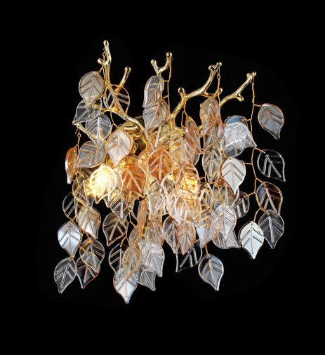 Бра настенное VALESO W33022/2S золото 2 лампы E14