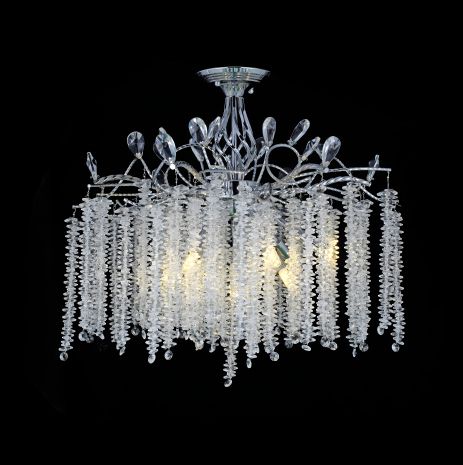 Кришталева підвісна люстра VALESO 1113/600 хром, 9 ламп E14