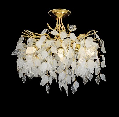 Люстра потолочная VALESO 33026/460 золотой на 6 ламп E14