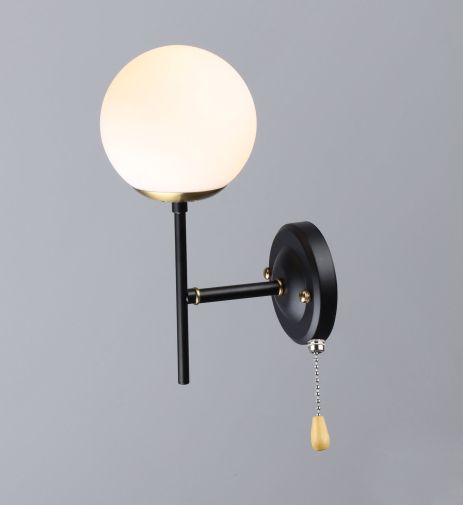 Бра настенная Sirius B N36344/1W BK+COP