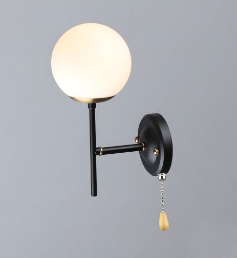 Настінне бра Sirius B N36344/1W BK+COP Настінне бра Sirius B N36344/1W BK+COP