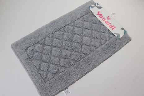 Коврик для ванной 100*60 см Vonaldi Elite Grey 70004