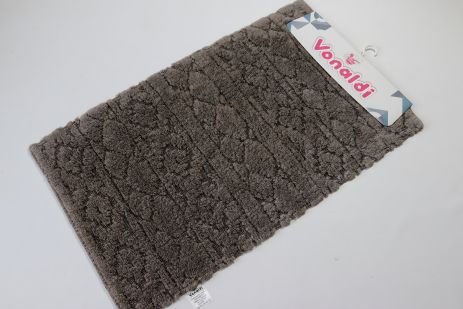 Коврик Vonaldi Elite для ванной 100*60 см Коричневый 70008 Коврик Vonaldi Elite для ванной 100*60 см Коричневый 70008