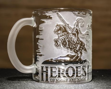 Чашка для чаю та кави з гравіюванням Heroes of Might and Magic III Герої Магії і Меча 3