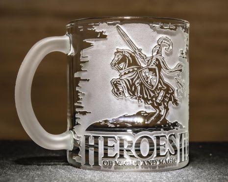 Чайна та кавова чашка з гравіюванням Heroes of Might and Magic III Герої Магії і Меча 3 Чайна та кавова чашка з гравіюванням Heroes of Might and Magic III Герої Магії і Меча 3