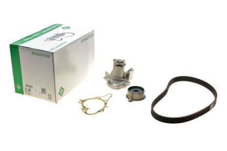 Помпа + комплект ГРМ KIA PICANTO, DODGE i, INA (530035531)