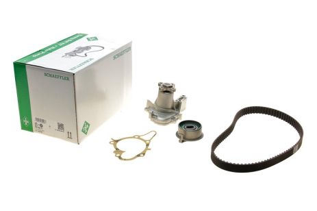 Помпа + комплект ГРМ KIA PICANTO, DODGE i, INA (530035531)