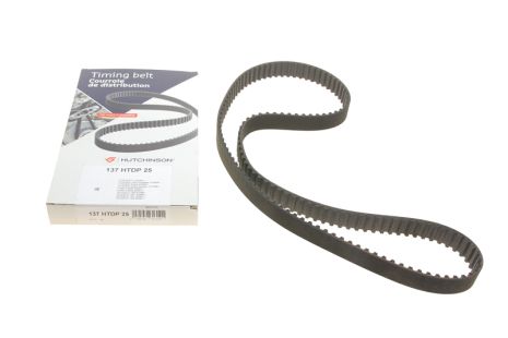 Ремінь ГРМ Citroen Berlingo/Peugeot Partner 1.6HDI (137x25), Hutchinson (137HTDP25) Ремінь ГРМ Citroen Berlingo/Peugeot Partner 1.6HDI (137x25), Hutchinson (137HTDP25)