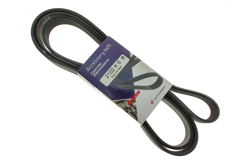 Контурний ремінь генератора 6PK2100 Vito OM601 (+AC)/LT2.5 (+AC), Hutchinson (2102K6) Контурний ремінь генератора 6PK2100 Vito OM601 (+AC)/LT2.5 (+AC), Hutchinson (2102K6)