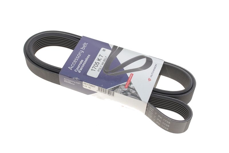 Генератора ремень Renault Megane II 2.0 dCi 05-09 (7PK1705), Hutchinson (1705K7) Генератора ремень Renault Megane II 2.0 dCi 05-09 (7PK1705), Hutchinson (1705K7)