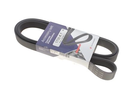 Генераторний ремінь Renault Megane II 2.0 dCi 05-09 (7PK1705), Hutchinson (1705K7) Генераторний ремінь Renault Megane II 2.0 dCi 05-09 (7PK1705), Hutchinson (1705K7)