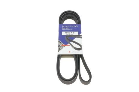 Ремінь генератора Audi 80/A6/A8 2.6/2.8 91-97 / MB W202 M111 95-01, Hutchinson (1863K6)