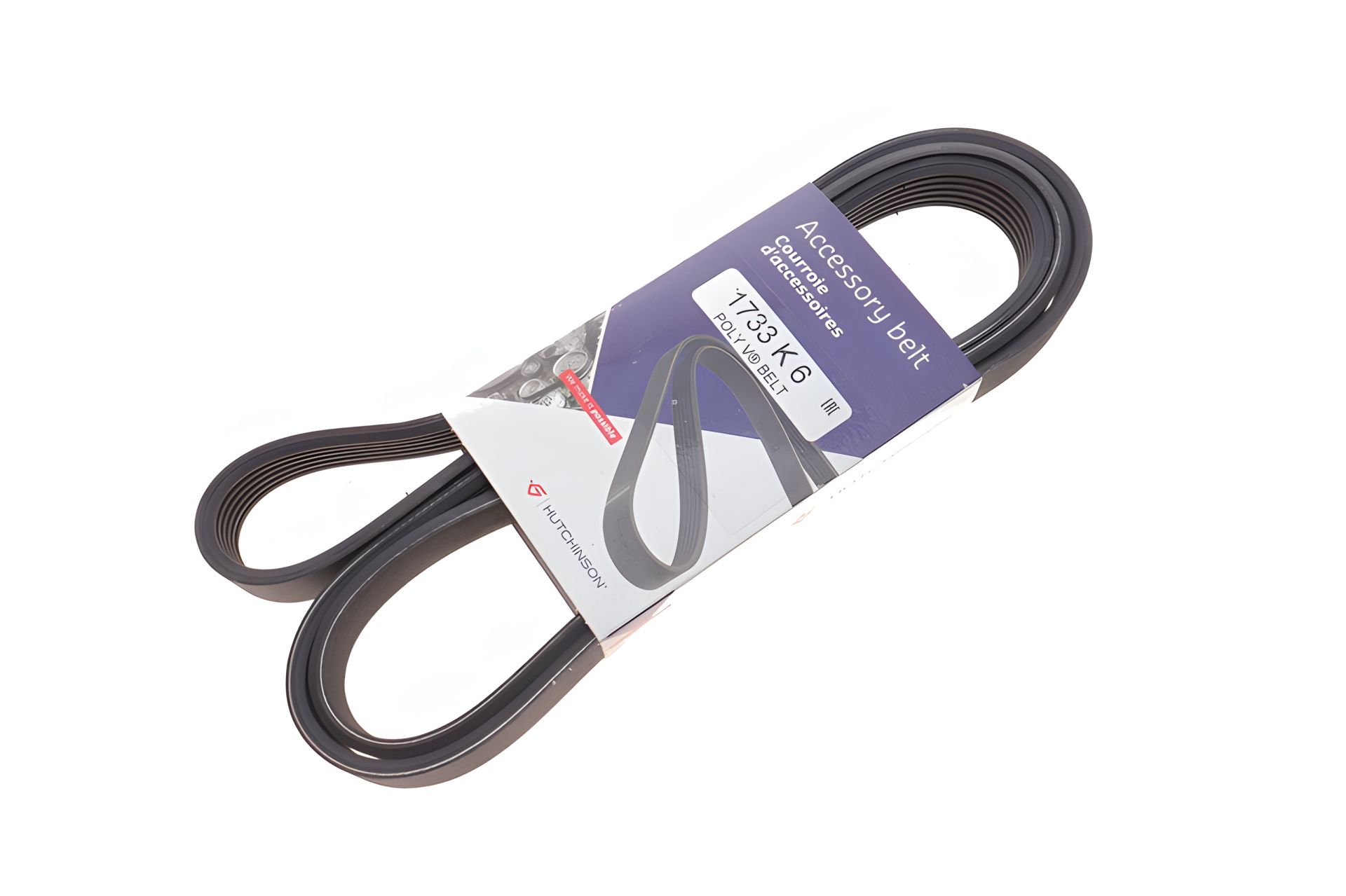 Генератора ремінь Toyota Avensis 1.6/1.8 03-08, Hutchinson (1733K6) Генератора ремінь Toyota Avensis 1.6/1.8 03-08, Hutchinson (1733K6)