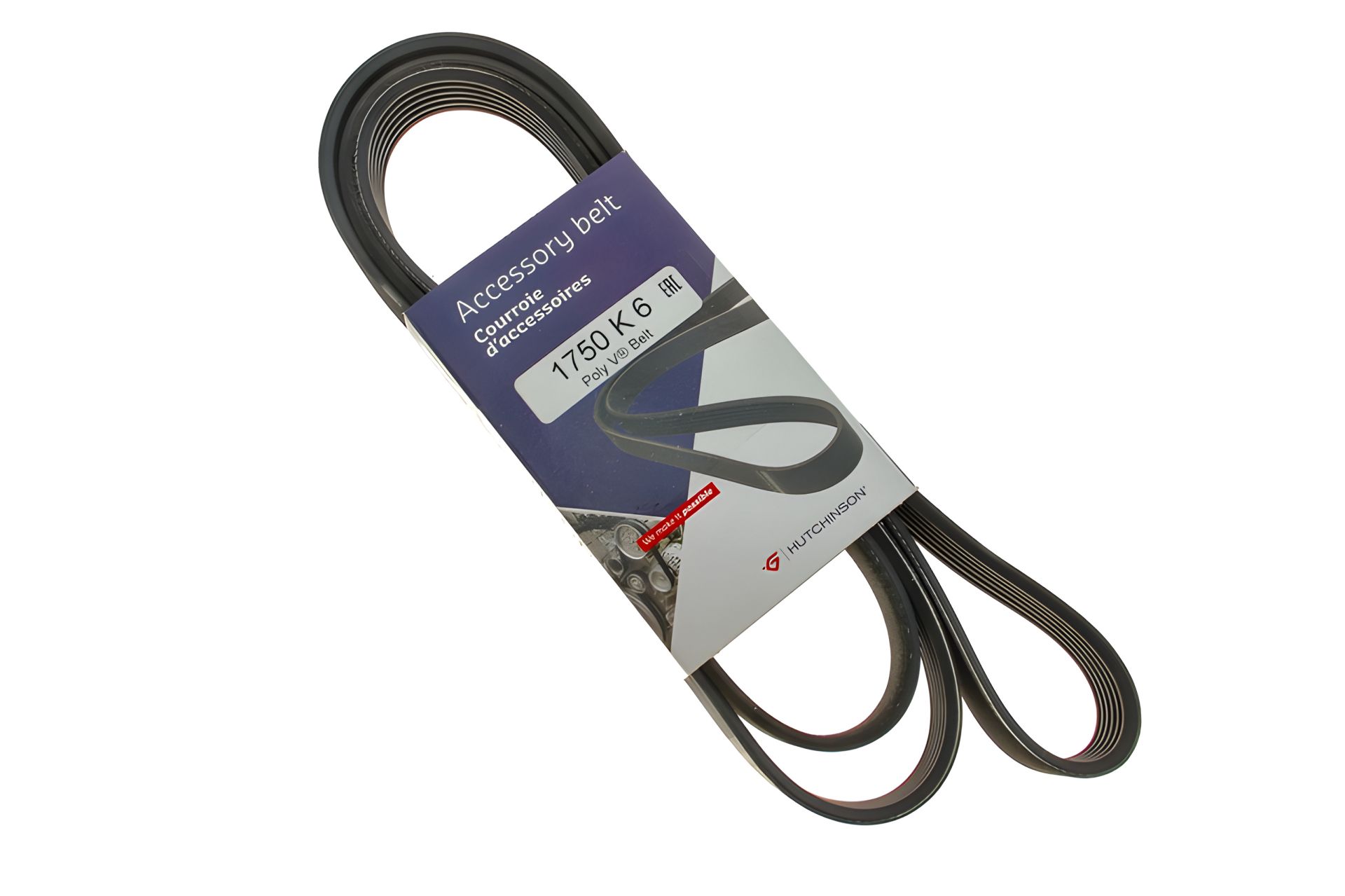 Генераторний ремінь 6PK1750 LT/T4 2.5TDI 00, Hutchinson (1750K6) Генераторний ремінь 6PK1750 LT/T4 2.5TDI 00, Hutchinson (1750K6)