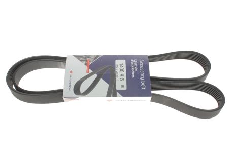 Ремень генератора 6PK1400 Kangoo 1.9D 98-, Hutchinson (1400K6)