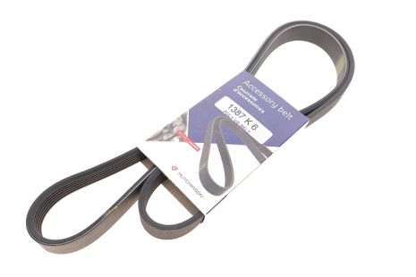 Ремень генератора 6PK1390 Scudo 1.9D, Hutchinson (1387K6)