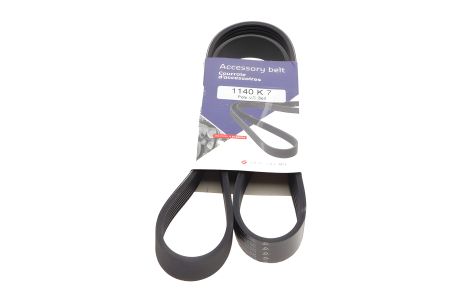 Генератора ремінь для Nissan Micra/Note/Tiida 1.6/1.8 05-, Hutchinson (1140K7) Генератора ремінь для Nissan Micra/Note/Tiida 1.6/1.8 05-, Hutchinson (1140K7)