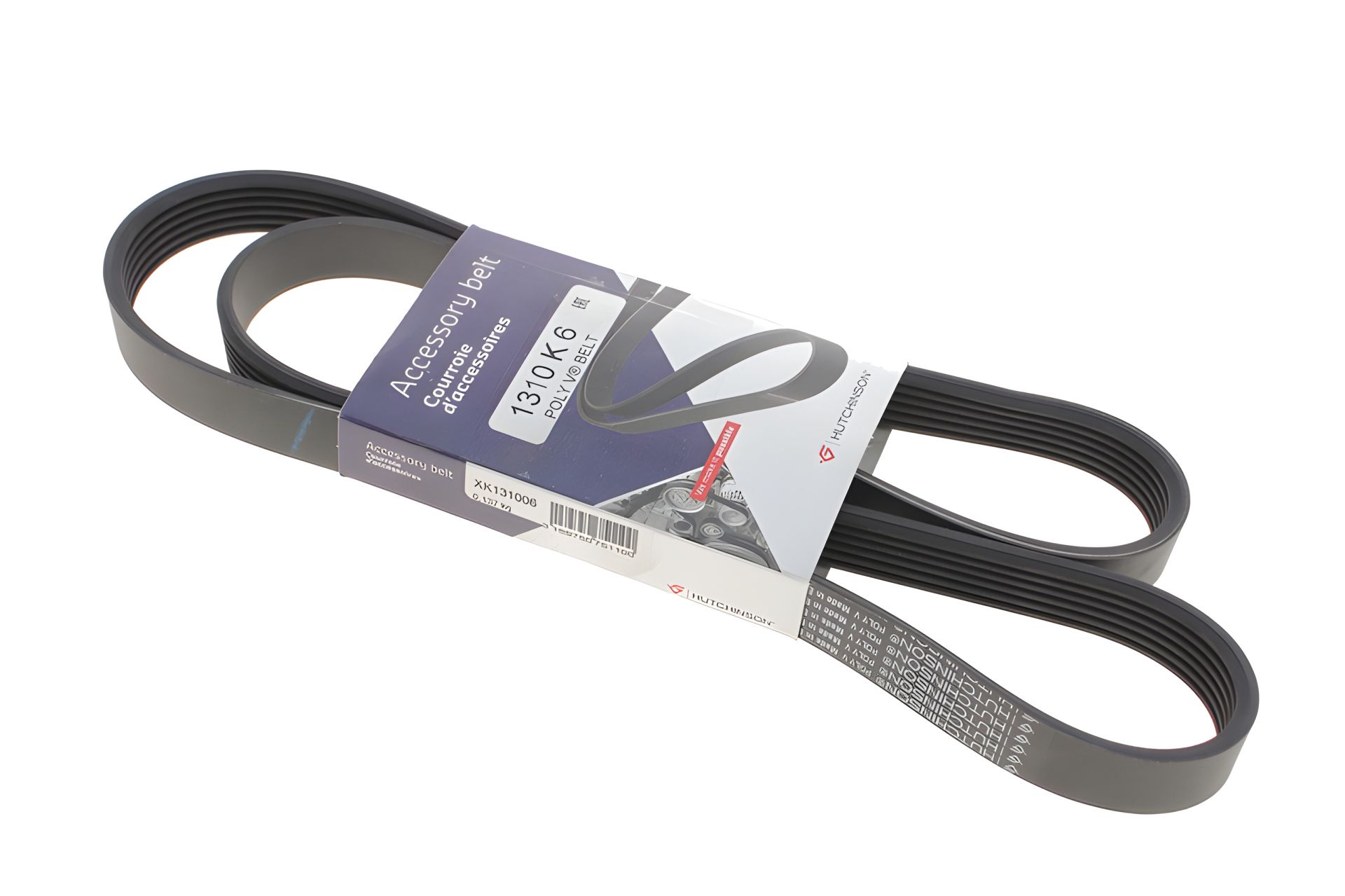 Генераторный ремень Fiat Doblo 1.3 JTD/MJET 04-, Hutchinson (1310K6) Генераторный ремень Fiat Doblo 1.3 JTD/MJET 04-, Hutchinson (1310K6)