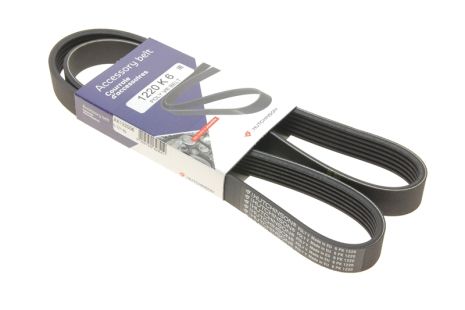 Ремінь генератора Nemo/Fiorino/Bipper 1.4 (TU3A/KFT/KFV) 07-, Hutchinson (1220K6) Ремінь генератора Nemo/Fiorino/Bipper 1.4 (TU3A/KFT/KFV) 07-, Hutchinson (1220K6)