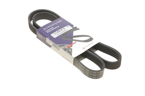 Ремінь генератора 6PK1148 Golf III/Passat B3/B4 1.9D/TDI (AC), Hutchinson (1148K6)