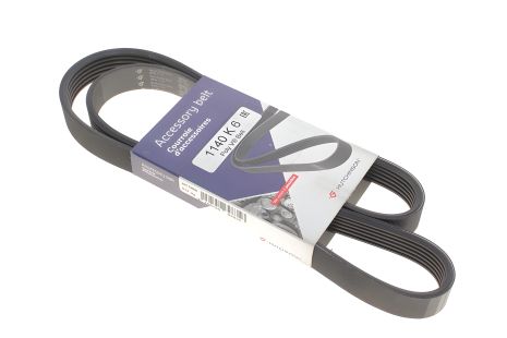 Генераторный ремень 6PK1138 Caddy III/T5 1.9TDI 03 (-AC), Hutchinson (1140K6)