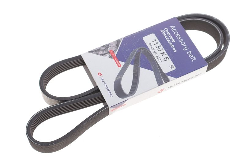 Ремень генератора 6PK1130 Jumper 1.9TD 9402 ALT, PS, Hutchinson (1130K6) Ремень генератора 6PK1130 Jumper 1.9TD 9402 ALT, PS, Hutchinson (1130K6)