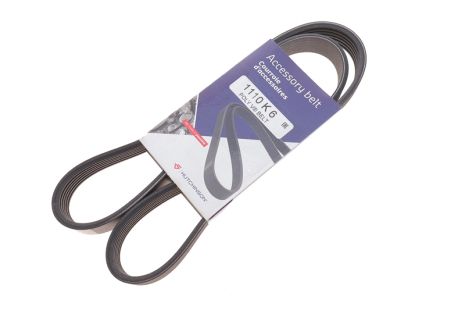 Ремінь генератора 6PK1113 Scudo/Expert/Berlingo 1.9D/TD 96 (PS,-AC), Hutchinson (1110K6) Ремінь генератора 6PK1113 Scudo/Expert/Berlingo 1.9D/TD 96 (PS,-AC), Hutchinson (1110K6)