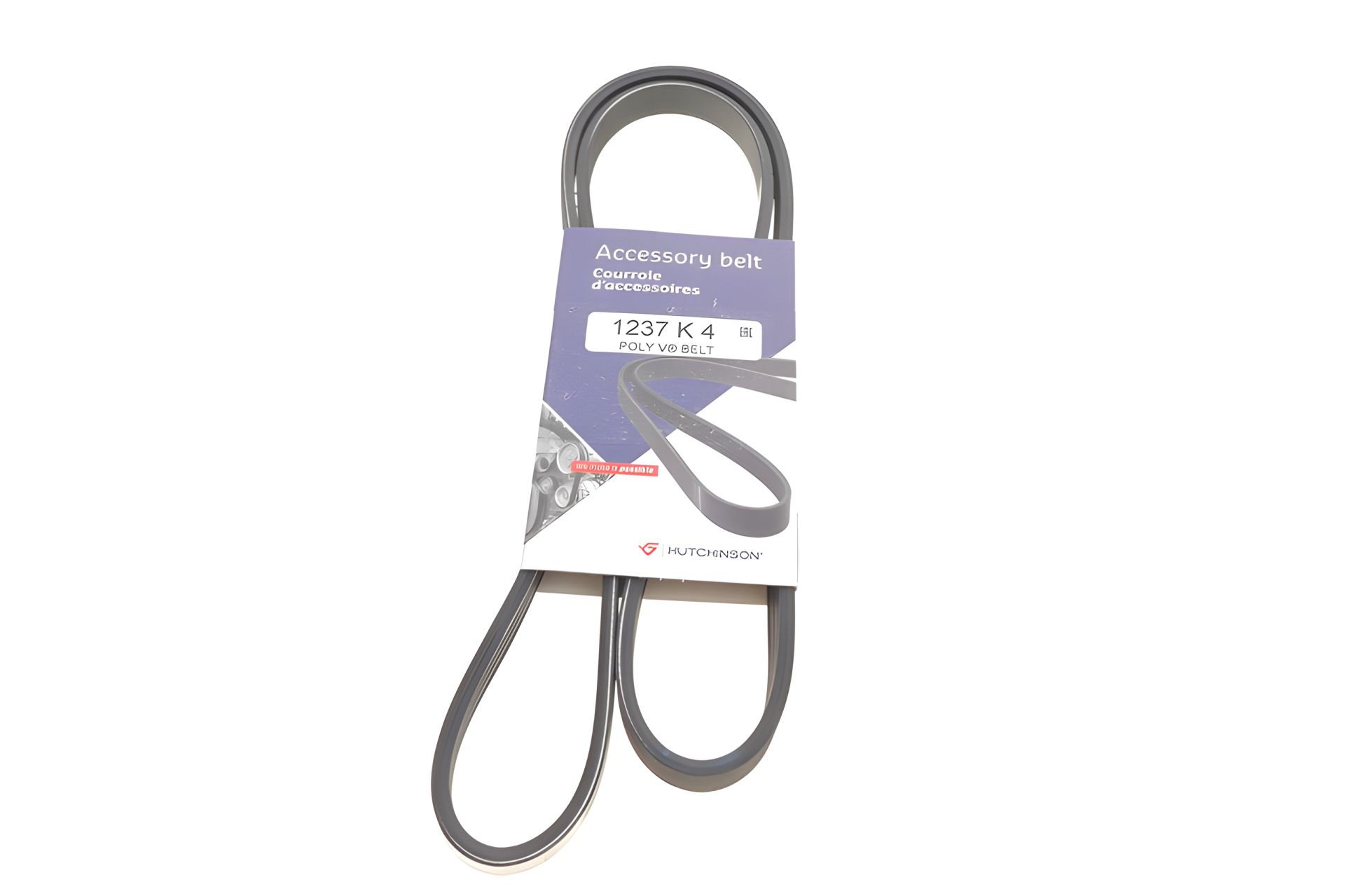 Ремінь генератора для Renault Clio/Kangoo 1.4/1.6 98-03, Hutchinson (1237K4) Ремінь генератора для Renault Clio/Kangoo 1.4/1.6 98-03, Hutchinson (1237K4)