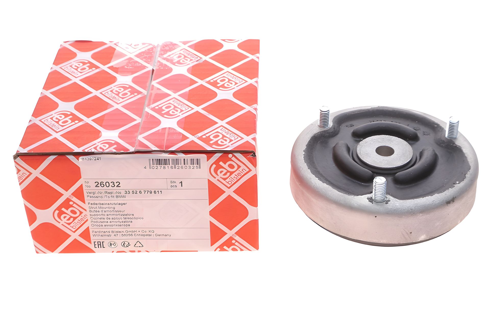 Опора стійки амортизатора для BMW 6, BMW 5, FEBI BILSTEIN (26032) Опора стійки амортизатора для BMW 6, BMW 5, FEBI BILSTEIN (26032)