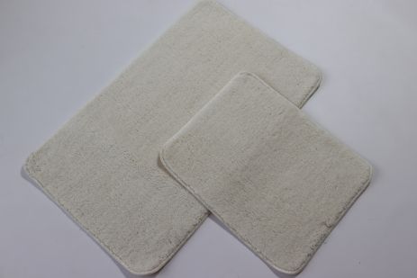 Килимки для ванної та туалету MaxiForm 50x80 і 40x50 см cream 60006