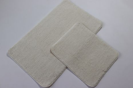 Килимки для ванної та туалету MaxiForm 50x80 і 40x50 см cream 60006