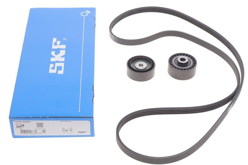 Роликовый модуль натяжителя ремня (ролик, ремень) RENAULT, PEUGEOT, SKF (VKMA36067) Роликовый модуль натяжителя ремня (ролик, ремень) RENAULT, PEUGEOT, SKF (VKMA36067)
