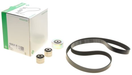 Роликовий модуль натягувача ременя, к-кт PEUGEOT, FIAT ALFA, INA (529015710)