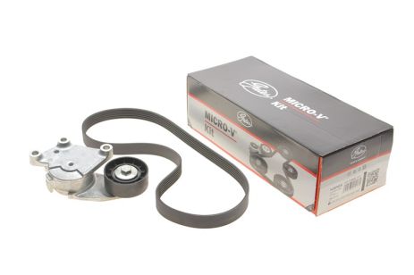 Роликовый модуль натяжителя ремня, к-кт PEUGEOT, GATES (K026PK975) Роликовый модуль натяжителя ремня, к-кт PEUGEOT, GATES (K026PK975)