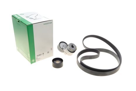 Модуль роликового натягувача ременя (ролик, ремінь) RENAULT, NISSAN, INA (529041210)