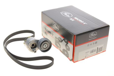 Роликовий модуль натягувача ременя (ролик, ремінь) RENAULT, OPEL, GATES (K015PK1123)