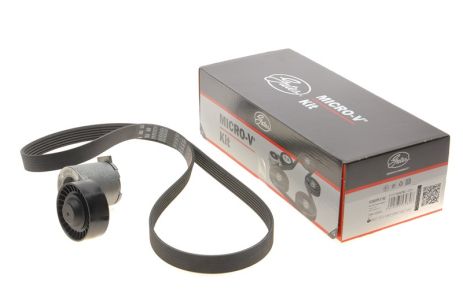 Роликовий модуль натягувача ременя (ролик, ремінь) DACIA, RENAULT, GATES (K066PK1195)