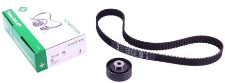 Роликовий модуль натягувача ременя (ролик, ремінь) VW, AUDI, INA (530015310)