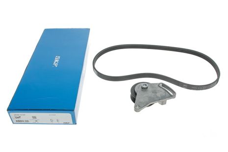 Роликовый модуль натяжителя ремня (ролик, ремень) HYUNDAI, SUZUKI, SKF (VKMA31128)