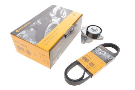 Роликовий модуль натягувача ременя (ролик, ремінь) CONTINENTAL (6PK1033K1)